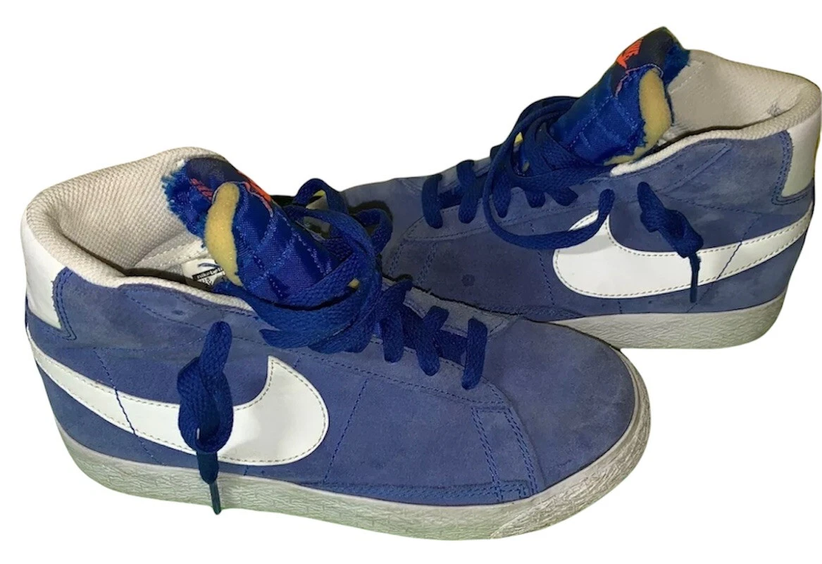 NIKE BLAZER MID PS Youth Size 2Y 375490 419 Royal Blue Clean