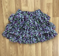 Est. 1989 Place Girls Tiered Ruffle Multicolored Skirt M/M 7/8