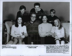 1992 Press Photo Macaulay Culkin, John Heard, Catherine O ...