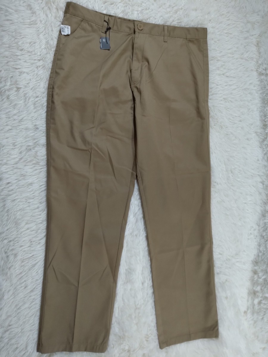 ok.soon オクスン1tuck casual slacks khaki 1tuck casual