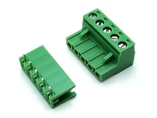 US Stock 10Set 2EDG 5P Plug-in Screw Terminal Block Connector 5.08mm Right Angle