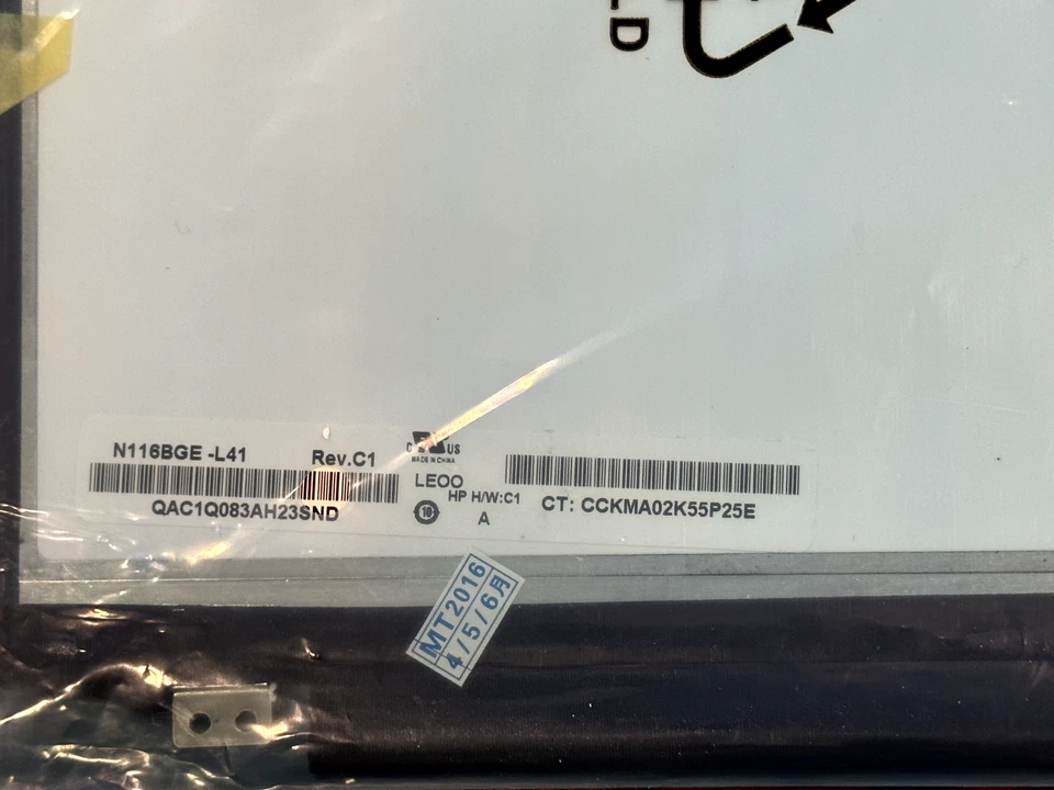 New INNOLUX N116BGE-L41 Rev C1 11.6 inch Screen - Image 2 of 2