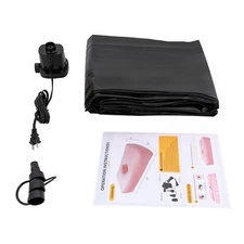 BBL Mattress With Hole Inflatable Recovery BBL Bed Black After Surgery For Sleep