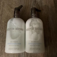 X2 Molton Brown London "Blu Maquis" Soothing Hand Lotion 300ml/10oz EA 