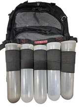 Tippmann Player Day Backpack Paintball Gun Barrel Mask Tank Gear Padded Case Bag