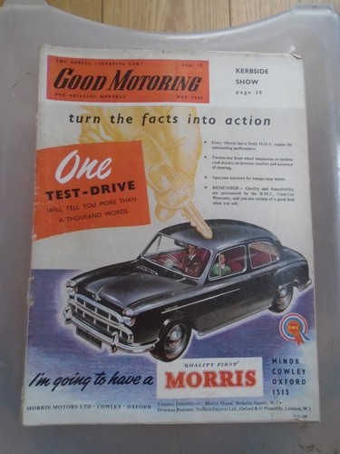 Good Motoring May 1956 Ford Prefect