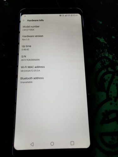 LG Q Stylus (Black, 32 GB) (3 GB RAM) - LM-Q710GX (SCREEN CRACKED) - Picture 8 of 9