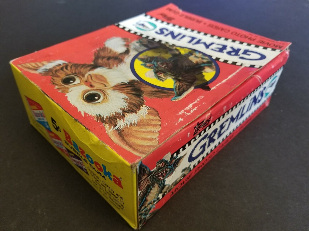 GREMLINS movie trading cards full box unopened 36 Wax Packs