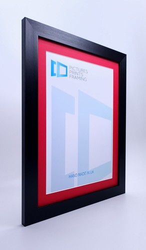 Photo Picture Frame 28mm Black White Oak Walnut 6x6" 6x7" 6x8-28" MOUNT Glass - Picture 35 of 72
