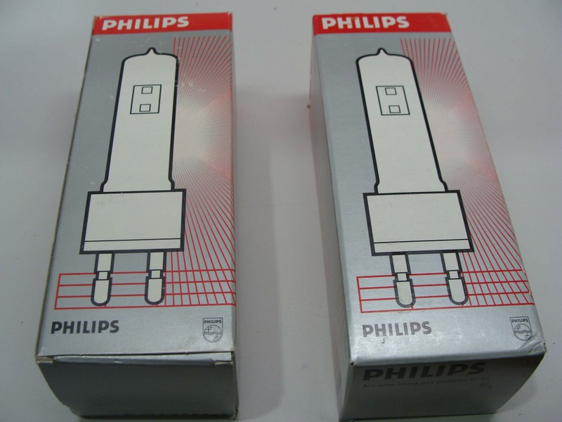 / Lot of 2 Philips MHD200 Metal Halide HID Projector Light Bulb
