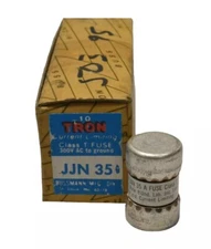 [Box of 10] Bussmann JJN-35 Current Limiting TRON Class T Fuse 300VAC, 35A