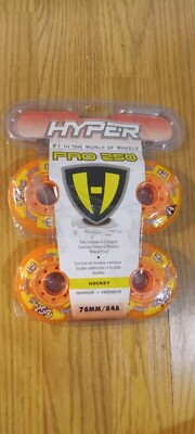 Hyper Pro 250 Outdoor Hockey 4 Wheels 76mm 84A, Rollerblade Inline Skate Orange