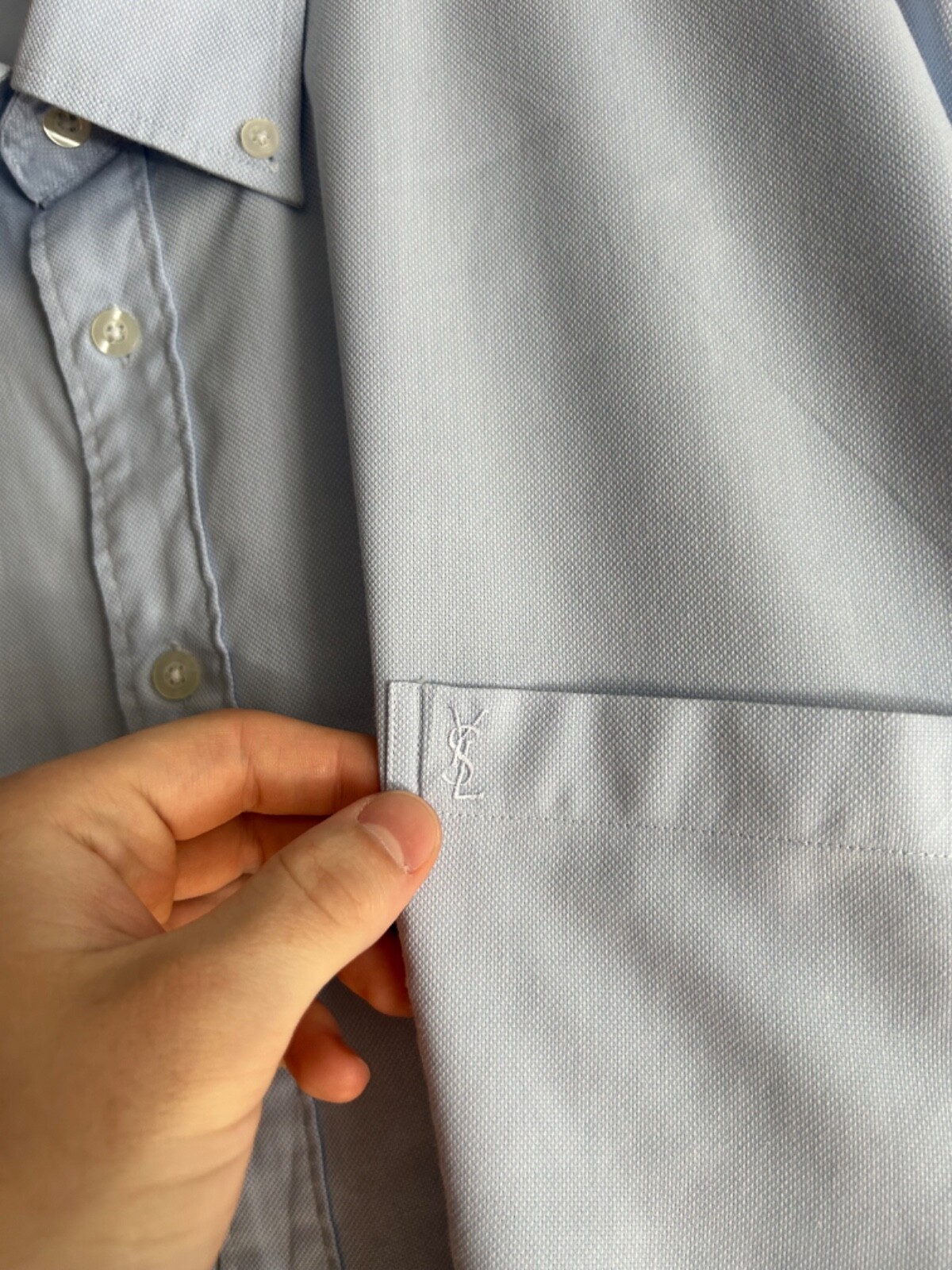 Camicia classica in cotone Yves saint laurent