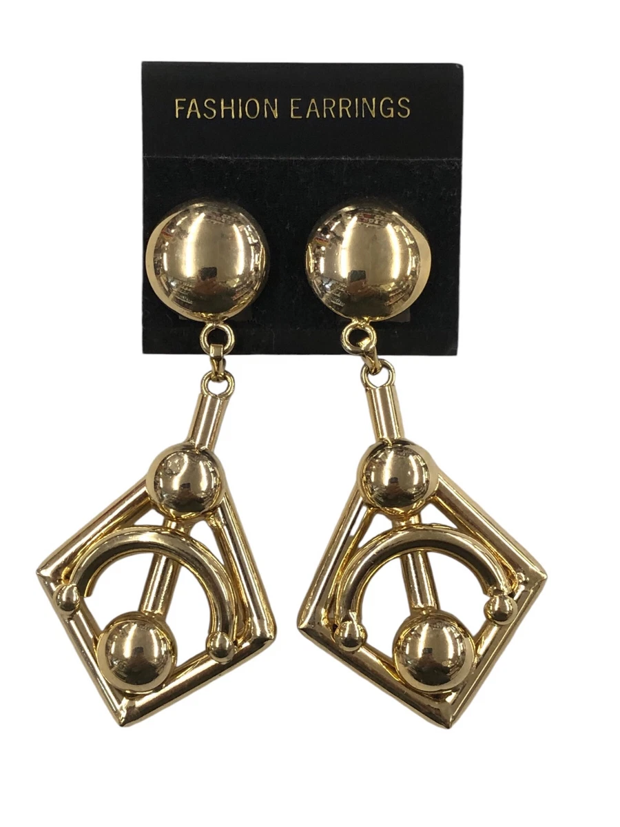 Orecchini A Goccia Vintage Con Perline Di Vetro E Catene – Oro Anticato, Lunghezza 70 Mm, Leggeri 5g, Ispirazione Bohémien