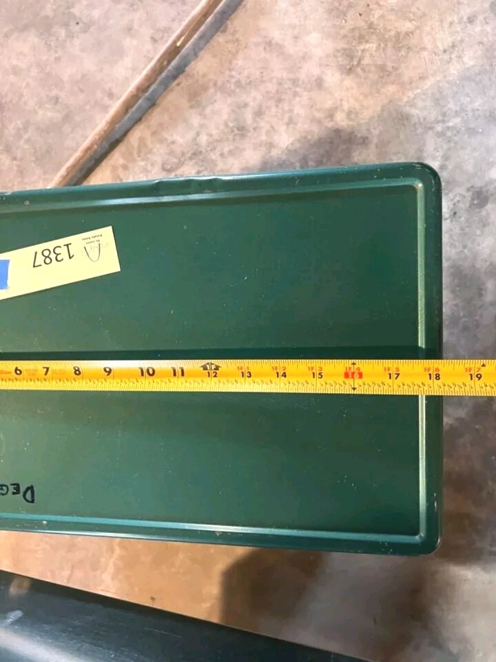 Vintage Cooler Camping Traveling Retro Green Coleman Metal eBay