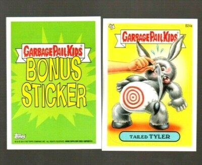 2013 Garbage Pail Kids Brand New Series3.(BNS3) Bonus Sticker-TAILED TYLER- B24a