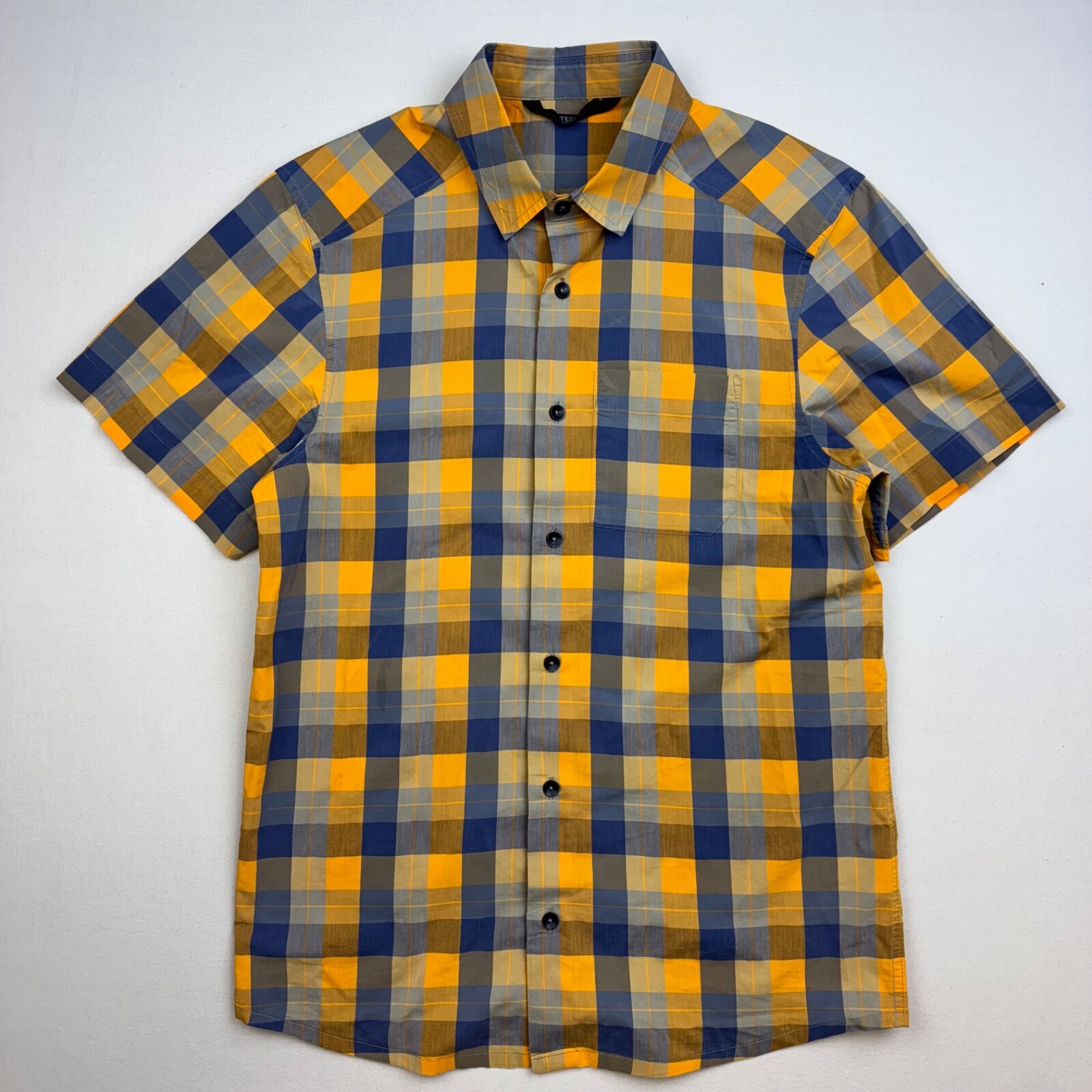 ARC'TERYX Arcteryx Brohm camicia uomo piccolo bottoni davanti manica corta quadri outdoor