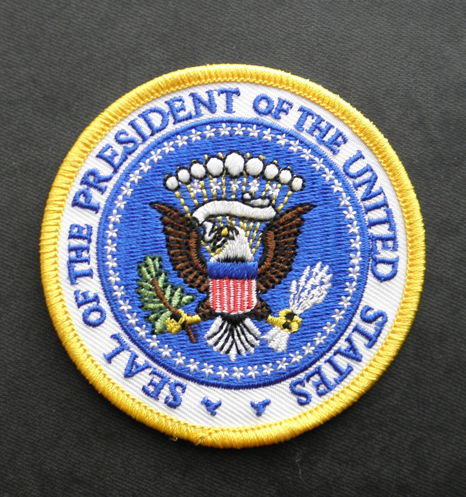 UNITED STATES OF AMERICA PRESIDENT PRESIDENTIAL SEAL EMBROIDERED PATCH 3 inches