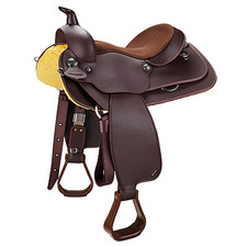 Wintec Western Youth All NEW Frontier Saddle SEMI QH Bars 14