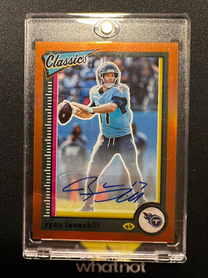 2022 Panini Classics Ryan Tannehill Auto /3 Bronze Tenn Titans #95 