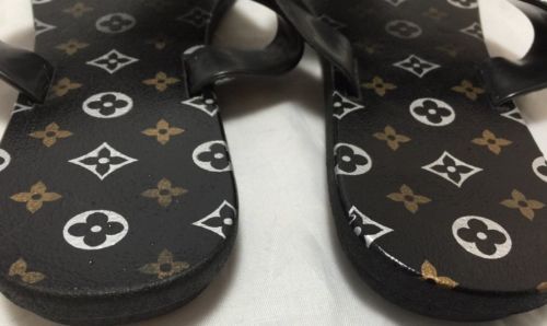 Brand New Women Black Flip Flops Sandals - 第 8/10 張圖片