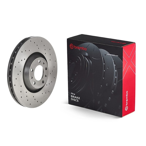 2X Bremsscheibe Xtra Line - Xtra Brembo 09.8670.1X FüR CitroËN C6 Peugeot 607 9D-image