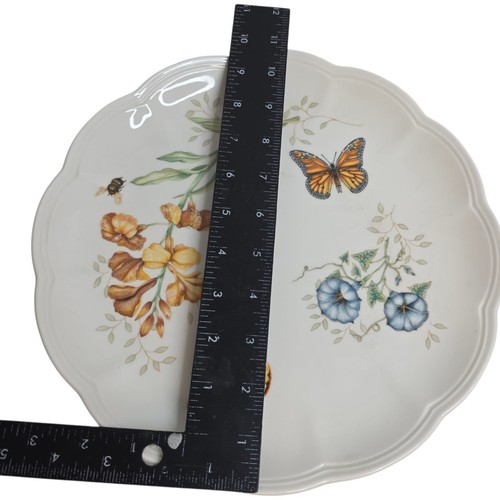 Lenox Butterfly Meadow - MONARCH - 11" Dinner Plate - Louise Le Luyer - Picture 5 of 24