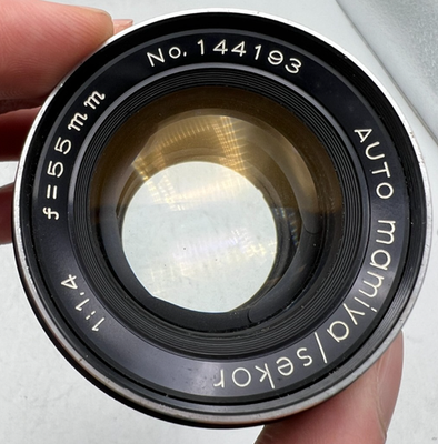 Auto Mamiya Sekor 55mm F1.4 M42 Screw Mount Lens For SLR Cameras