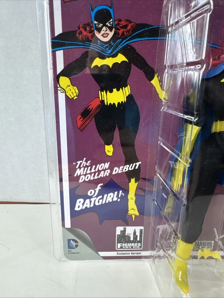 Figura de acción retro BATGIRL 8" DC Comics Primera aparición serie Edad de Plata NUEVA Foto 4 de 4