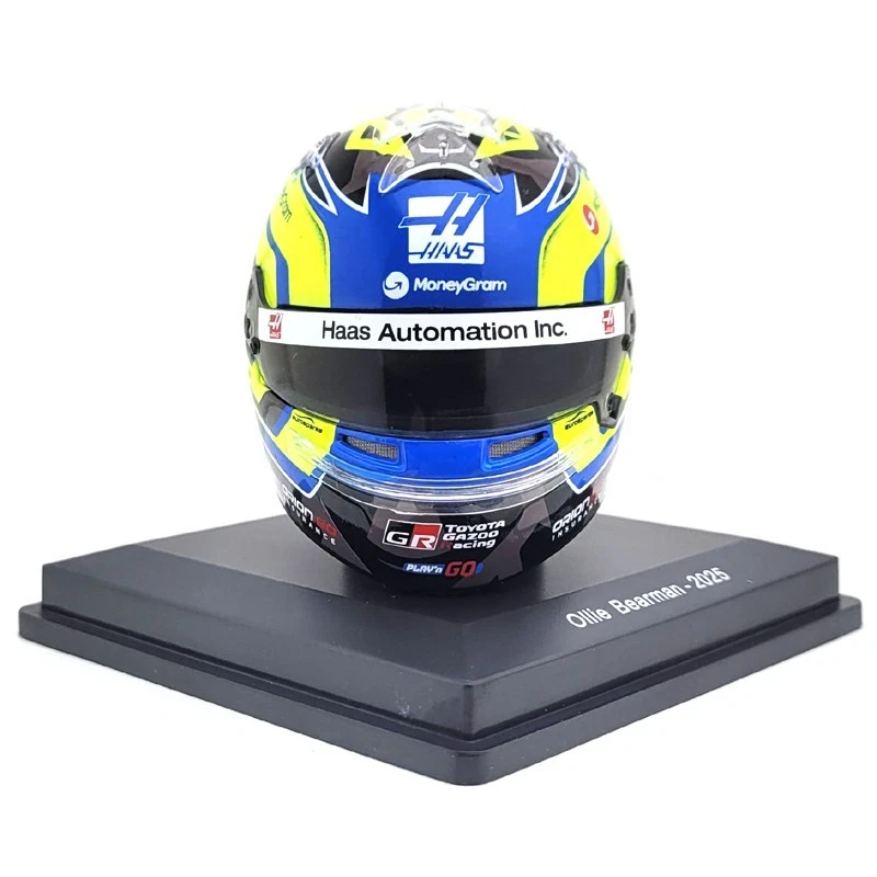 Casco 2025 Oliver Bearman Moneygram Haas F1 Team - 1/5 Spark Models - Immagine 3 di 3