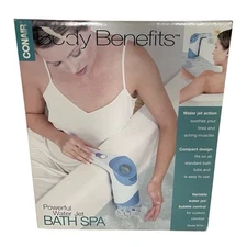 Conair Body Benefits Powerful Water Jet Bath Spa BTS1D New 1998