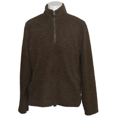 Larsson & Co, Fleecepullover, Größe: L, Grün, Polyester, Einfarbig, Fleece #Ndn