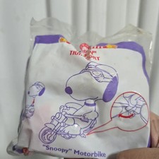 Vintage McDonald's Happy Meal Toy Snoopy Motorcycle Collectible