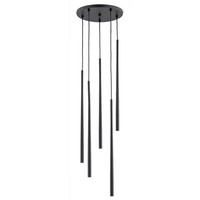 Pendelleuchte 5-Flammig Esstisch Schwarz Modern G9 L:30 Cm HäNgelampe Esstisch