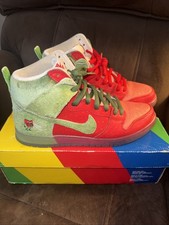 Size 10 - Nike SB Dunk High Strawberry Cough