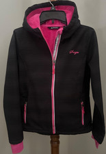 Snozu Girls Pink Sz LARGE 14/16 Jacket 36" Zip Soft Fleece Lined Hood Coat NWOT