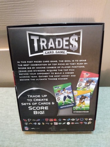 MasterPieces NFL Trades Card Game - Fully Complete, Unused, New In Open Box - Picture 3 of 5