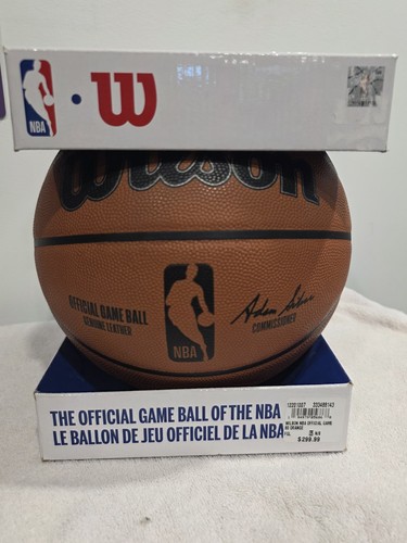 Wilson Official NBA Game Ball Basketball Genuine Leather