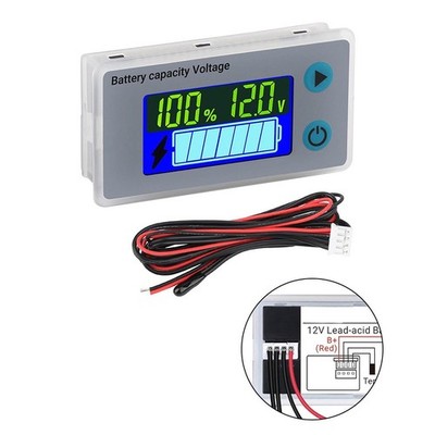 Autobatterietester mit Farb-LCD-Display und externem Temperatursensor