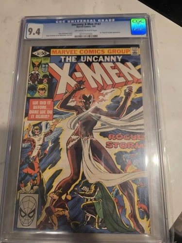 Uncanny X-Men #147 1981 Graded 9.4 NM Near Mint CGC vintage Doctor Doom app