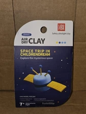 Air Dry Clay Item Space Trip Children's Dream Creates a Satellite Sealed 7+Age