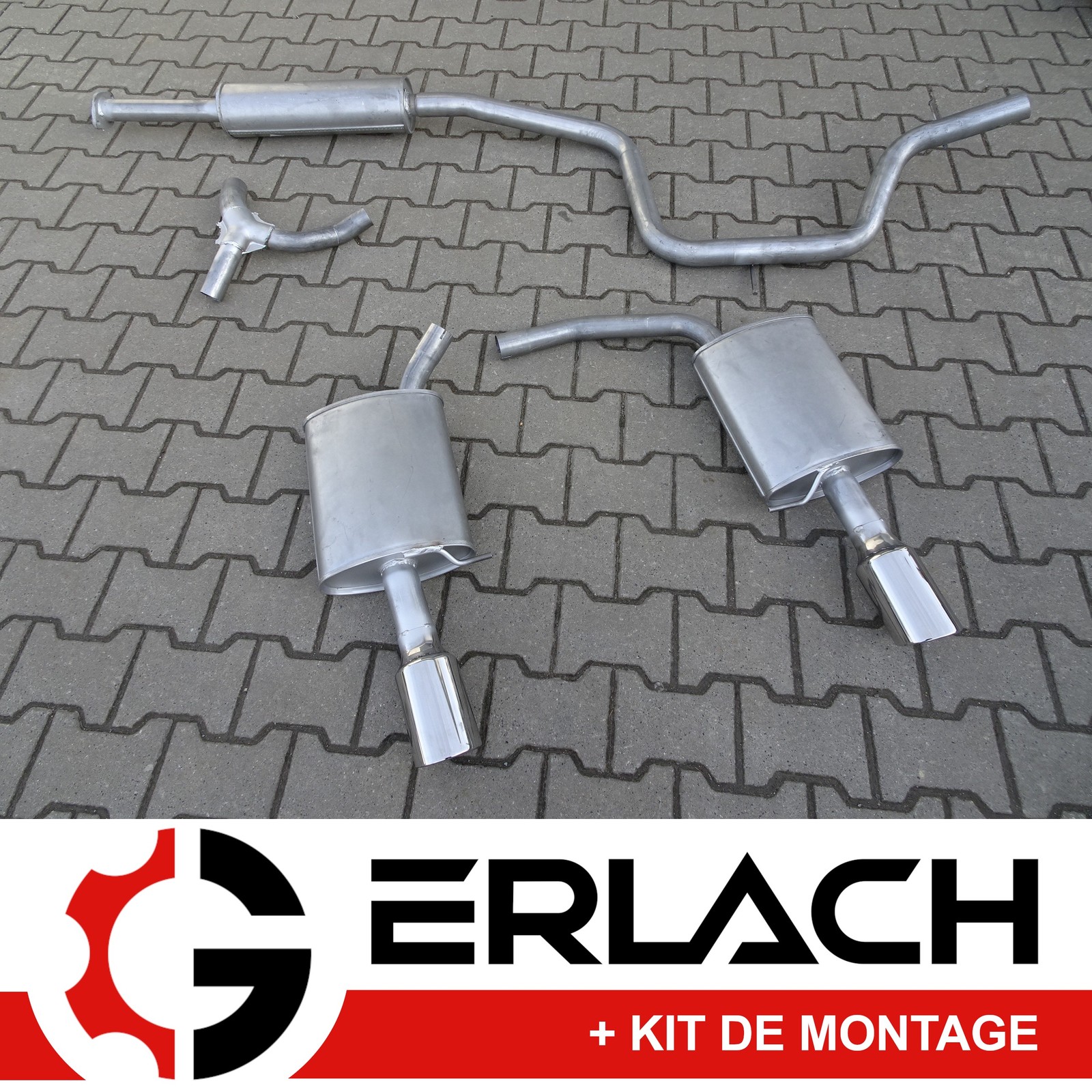 Silencieux d'échappement Ford Mondeo IV 2.3 Turnier pour longs trajets
