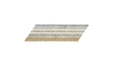 Metabo HPT 15109HPT Brite Steel Clipped Head Angled Strip Framing Nails 3 L in.