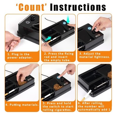 Portable Automatic Electric Cigarette Rolling Machine Infrared Sensing Maker
