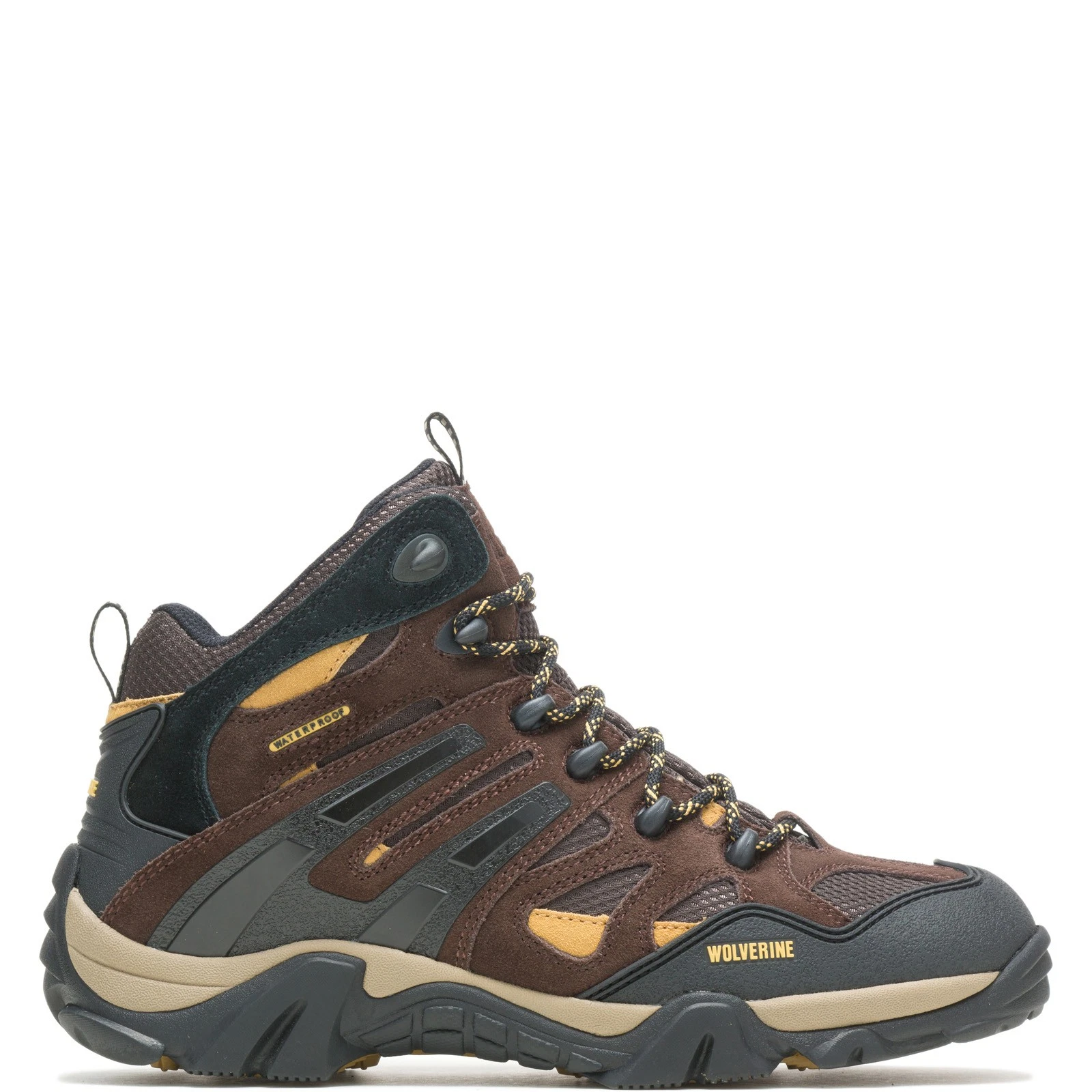 Wolverine Wilderness Waterproof Chukka W880231 Mens Brown Wide Hiking Boots 8.5