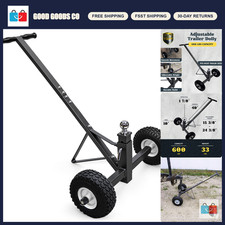 Heavy Duty Trailer Dolly 600 Lb Capacity - Adjustable Hitch For Easy Towing Heavy Duty Trailer Dolly 600 Lb Capacity - Adjustable Hitch For Easy Towing
