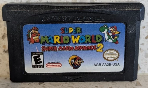 Super Mario World Super Mario Advance 2 GBA Authentic Cartridge