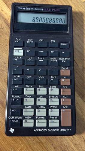 Texas Instruments BAII Plus Professional Calculator