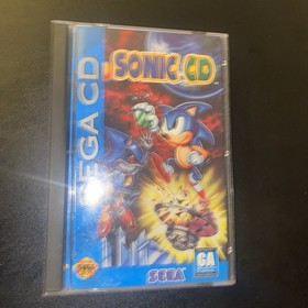 Sonic CD For Sega CD CIB Complete Vintage Collectible Excellent Condition Item