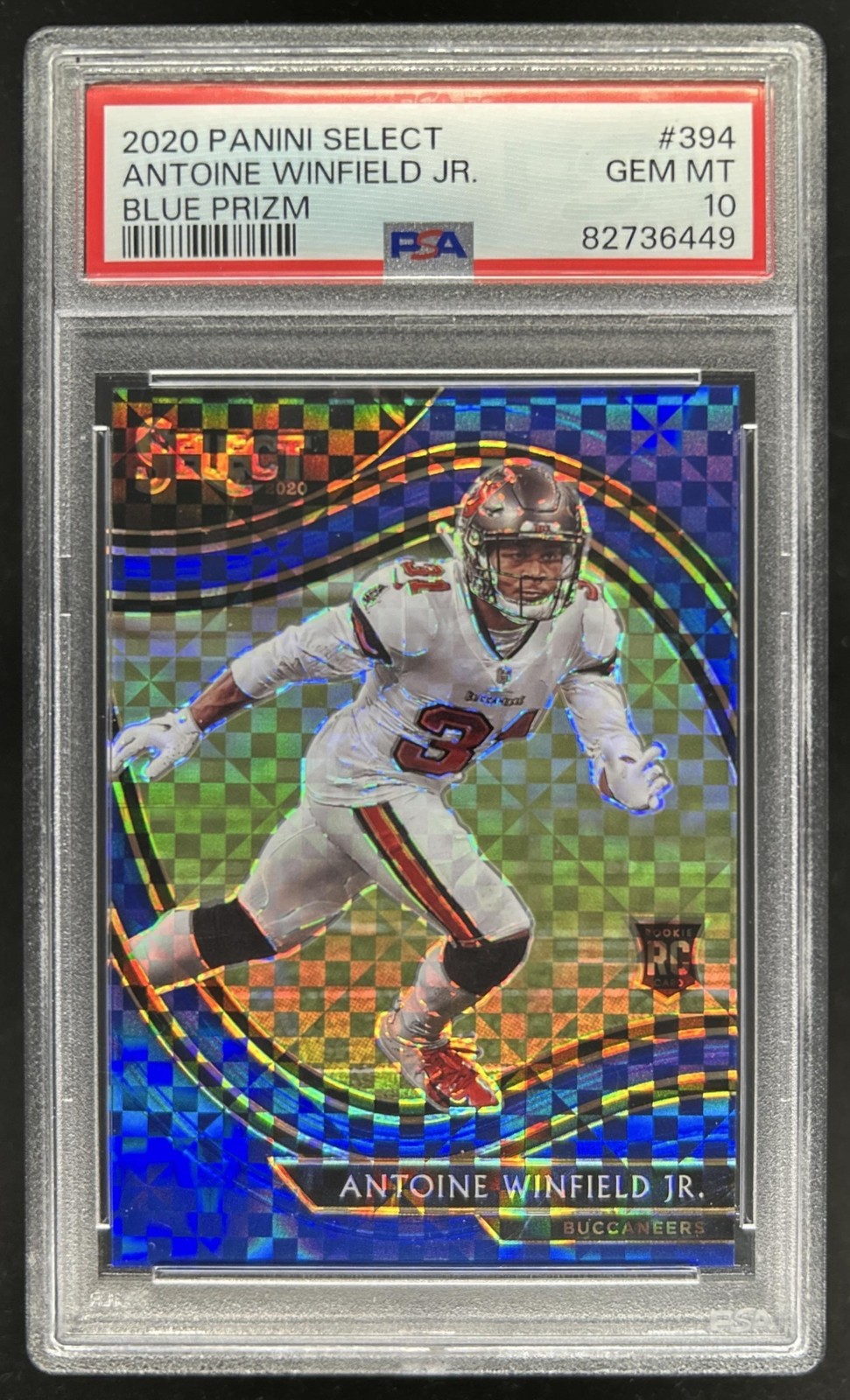 Antoine Winfield Jr. Panini Select #394 Blue